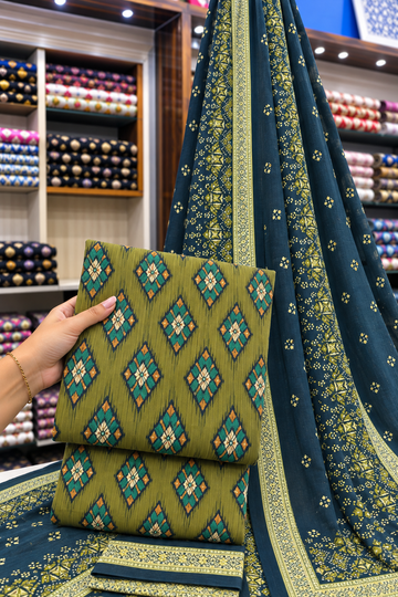 3PC DHANAK SUIT - DS1511