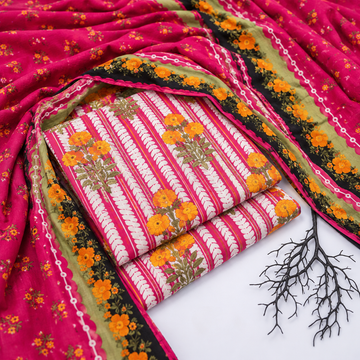 3PC KHADDAR SUIT - KD1614