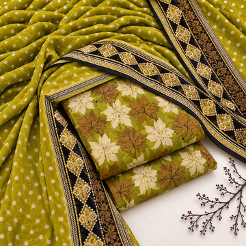 3PC KHADDAR SUIT - KD1814