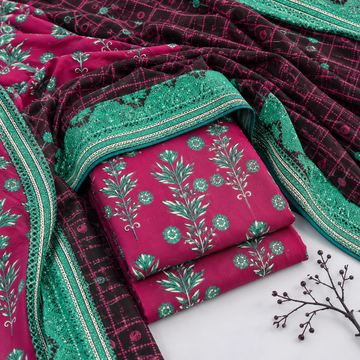 3PC KHADDAR SUIT - KD1509