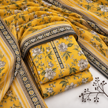 3PC KHADDAR SUIT - KD1502