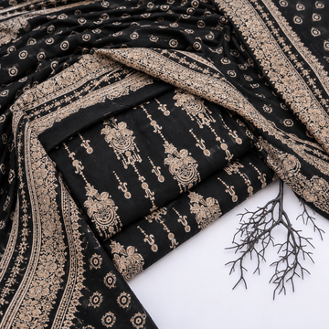 3PC KHADDAR SUIT - KD1803
