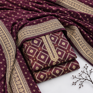 3PC KHADDAR SUIT - KD1511