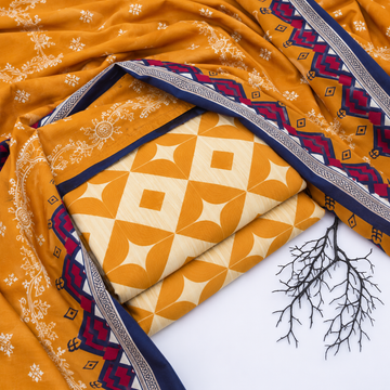 3PC KHADDAR SUIT - KD1804
