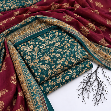 3PC KHADDAR SUIT - KD1704