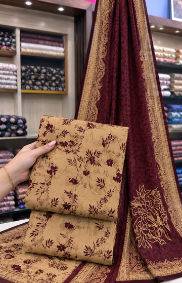 3PC DHANAK SUIT - DS1708