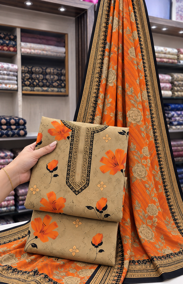3PC DHANAK SUIT - DS1703