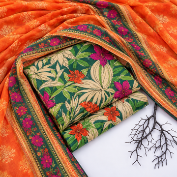 3PC KHADDAR SUIT - KD1607