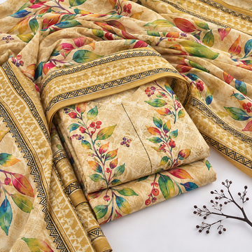 3PC KHADDAR SUIT - KD1508