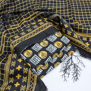 3PC KHADDAR SUIT - KD1910