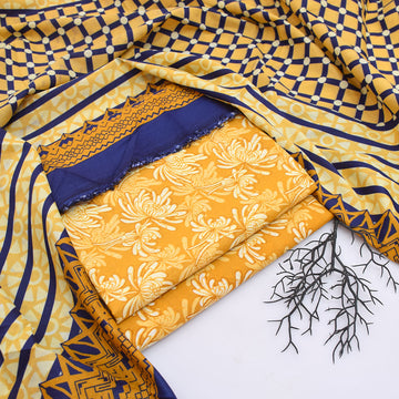 3PC KHADDAR SUIT - KD1915