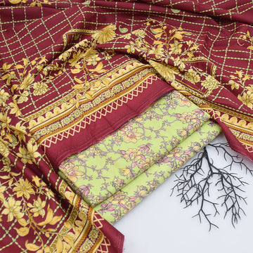 3PC KHADDAR SUIT - KD1904