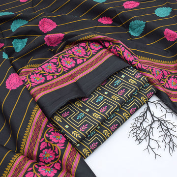 3PC KHADDAR SUIT - KD1906