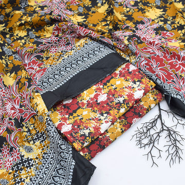 3PC KHADDAR SUIT - KD1909