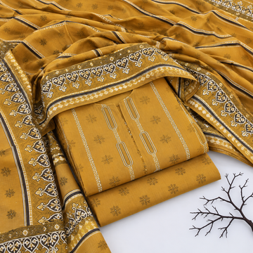 3PC KHADDAR SUIT - KD1513