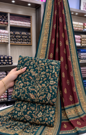 3PC DHANAK SUIT - DS1706